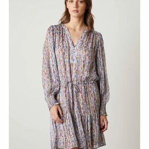 Velvet by Graham & Spencer Anastasia Lurex Striped Dress